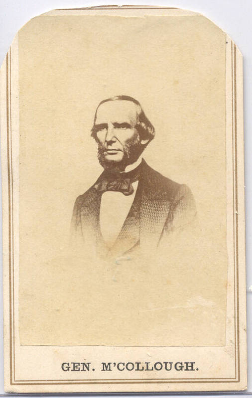 Carte de Visite, Gen. McCullough