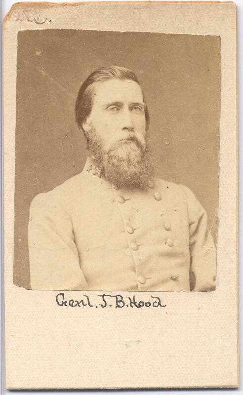 CDV photo of Gen. J.B. Hood