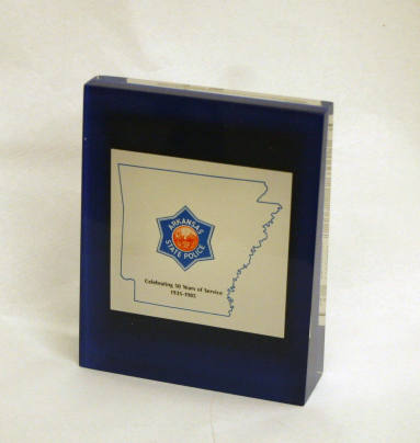 AR State Police paperweight