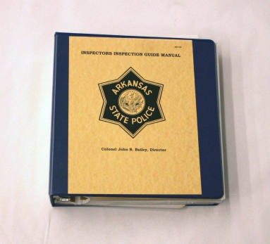 AR State Police Inspection Guide Manual