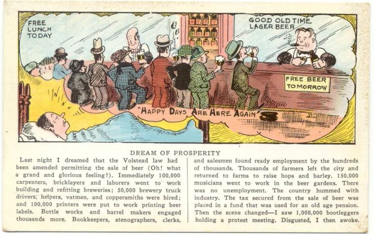 Prohibition postcard