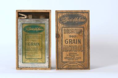 grain alcohol box and can