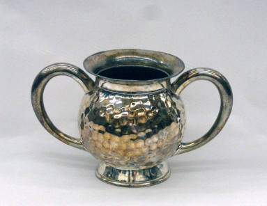 silver sugar bowl belonging to Carry Nation