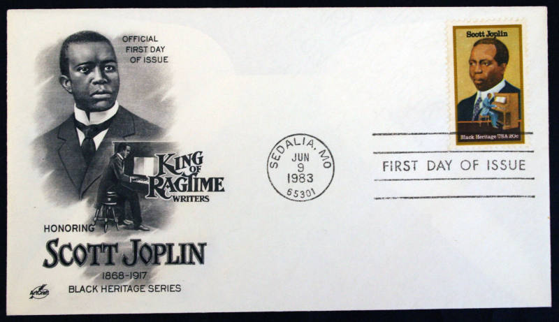 Scott Joplin envelope & stamp