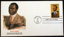 Scott Joplin envelope and stamp