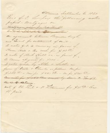 letter and envelope to Edmund Joy