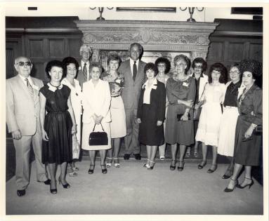 photo with Gov. Frank White & volunteer organization