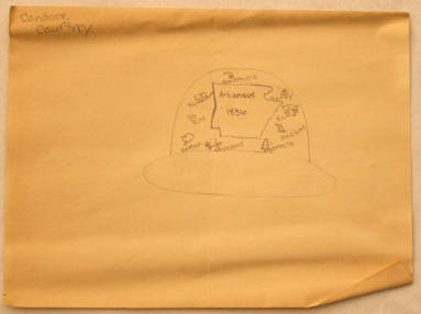 child's drawing of a hat