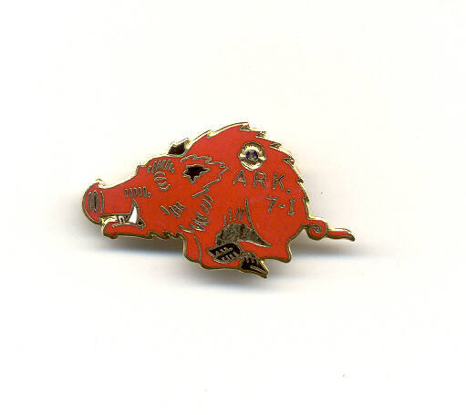 Razorback pin