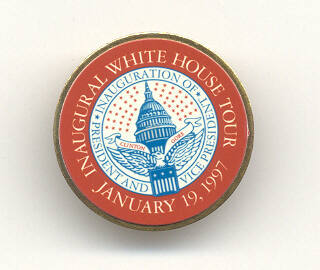 Clinton/White House lapel pin