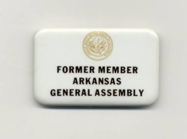 "Former Member of the Arkansas General Assembly" Lapel Pin