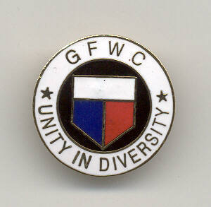 GFWC lapel pin