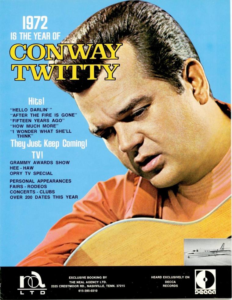 Conway Twitty Decca Ad