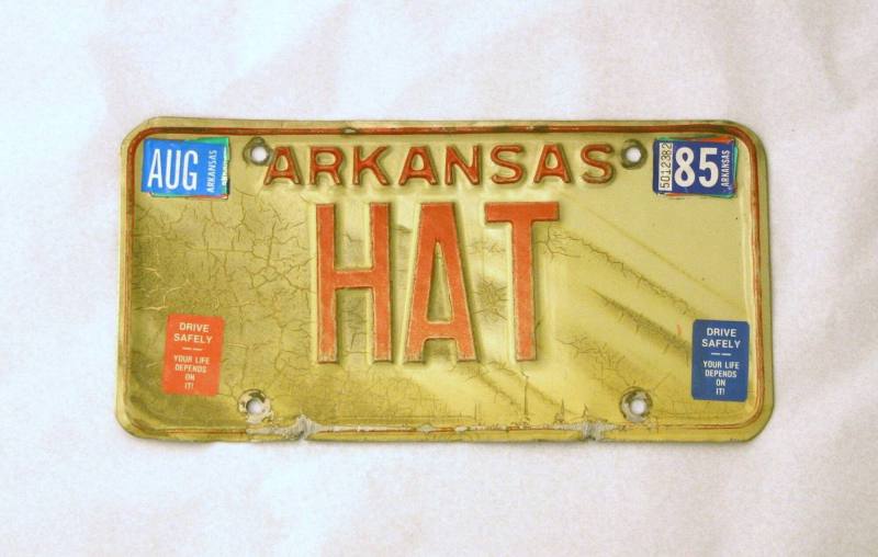 AR personlized license plate