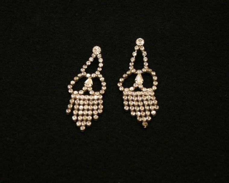 rhinestone earrings