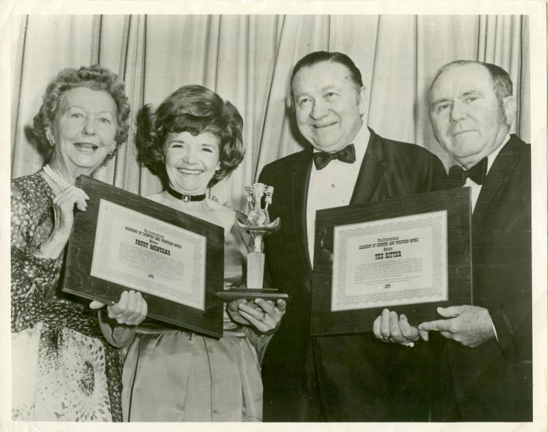 photo with Patsy Montana, Tex Ritter