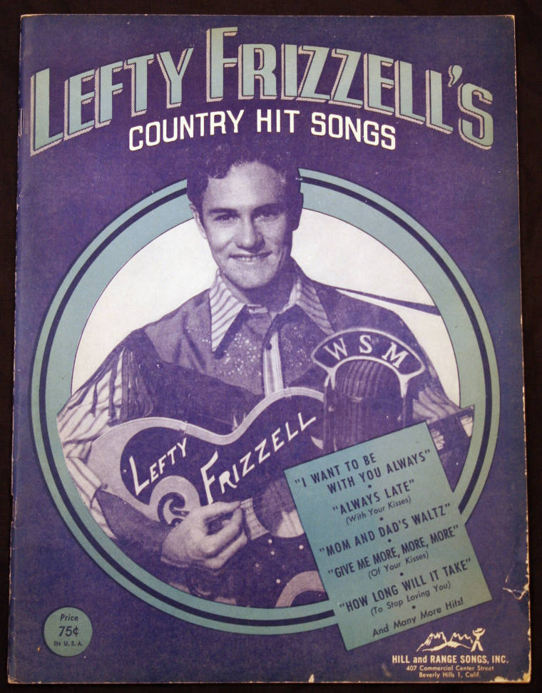 Lefty Frizzell sheet music