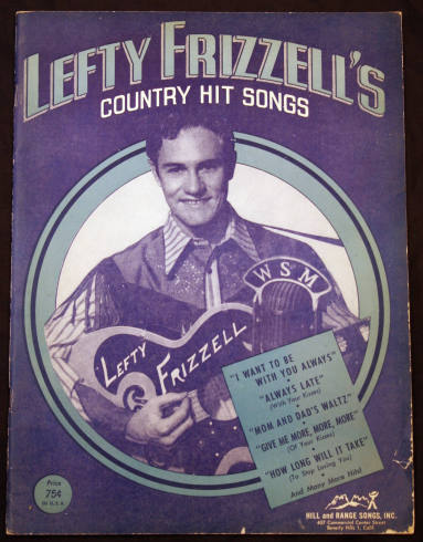 Lefty Frizzell sheet music