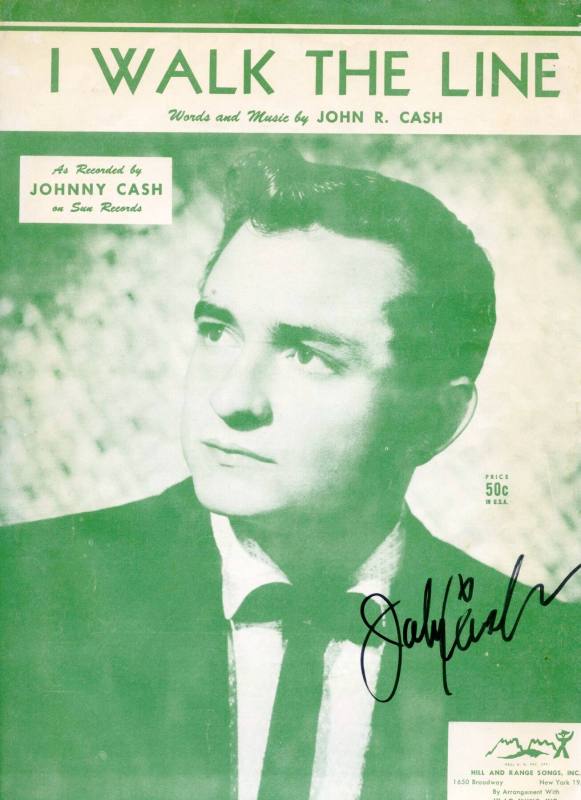 Johnny Cash sheet music