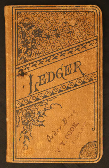 Ledger book - V.Y. Cook's Dry Goods Store