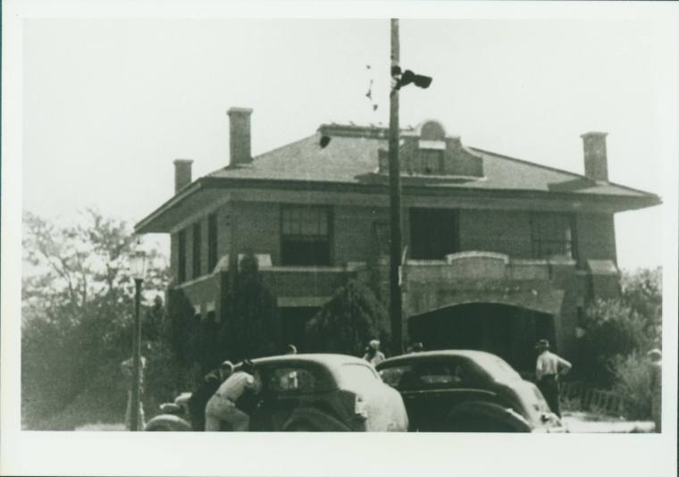 Photograph of the Saline County Jail in 1938