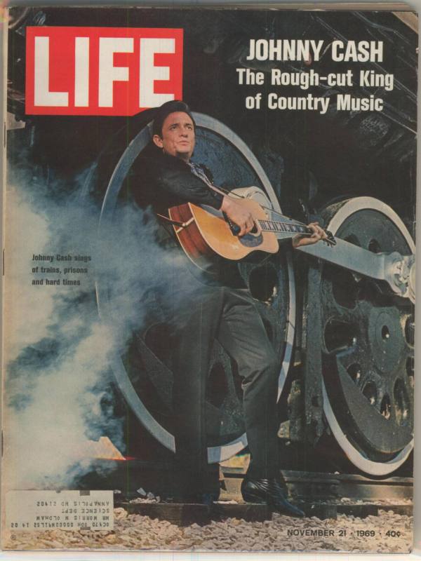 Life Magazine with Johnny Cash on cover