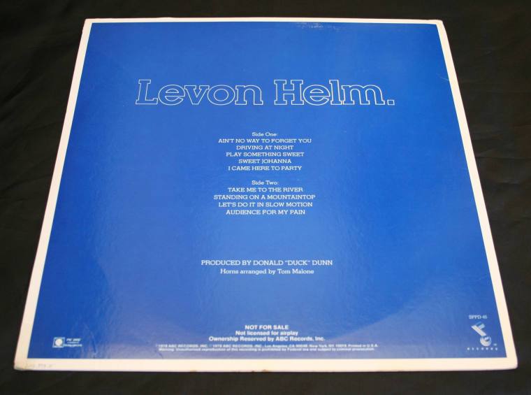 Levon Picture, Album, cover