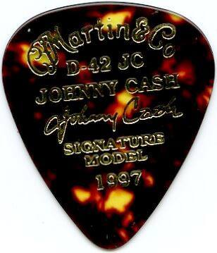 Johnny Cash guitar pick