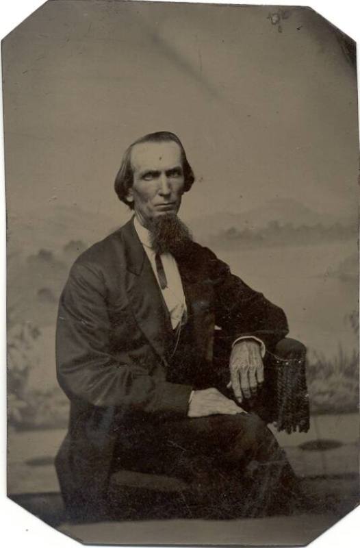 Spence family tintype