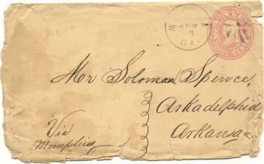 Spence family envelope