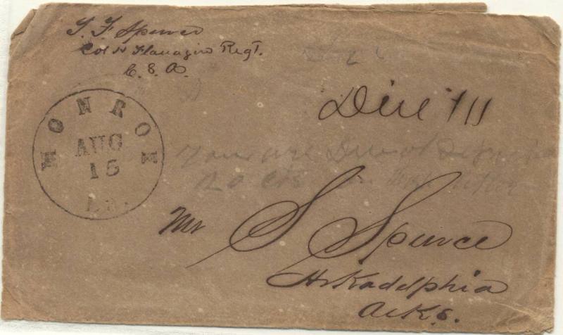 Spence family envelope