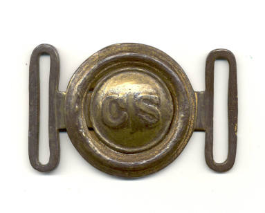 Confederate belt buckle