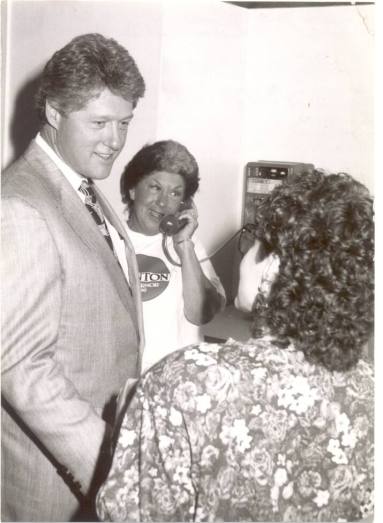 photo of Virginia Kelley & Bill Clinton