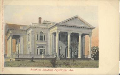 postcard of Arkansas Building