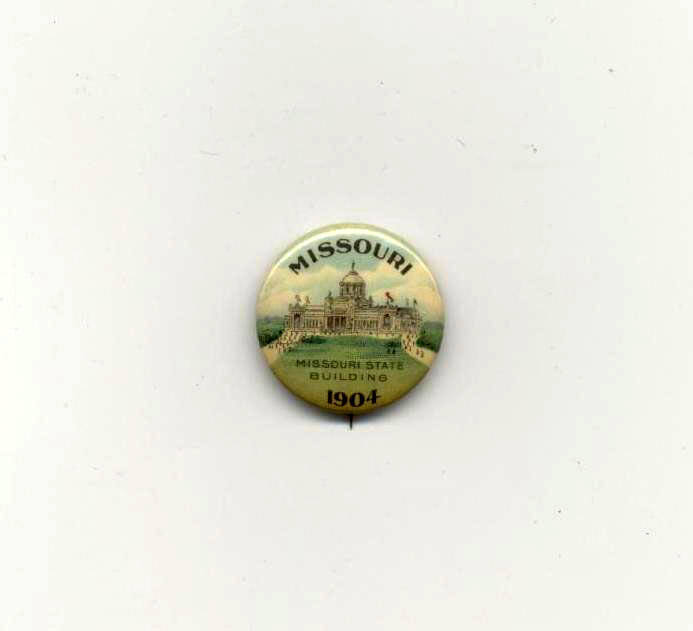 1904 World's Fair celluloid pinback