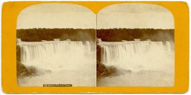 Stereoview of Niagara Falls, American side