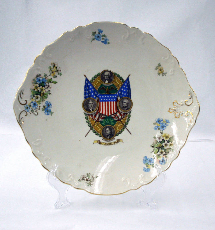 1904 World's Fair plate