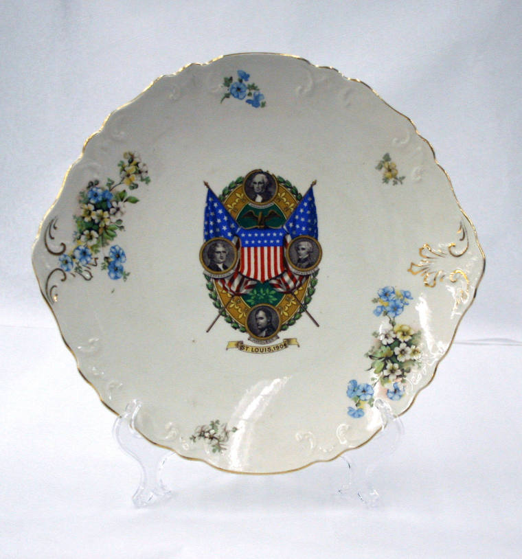 1904 World's Fair plate