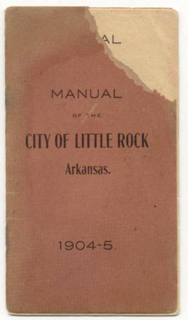 Manual of the City of Little Rock