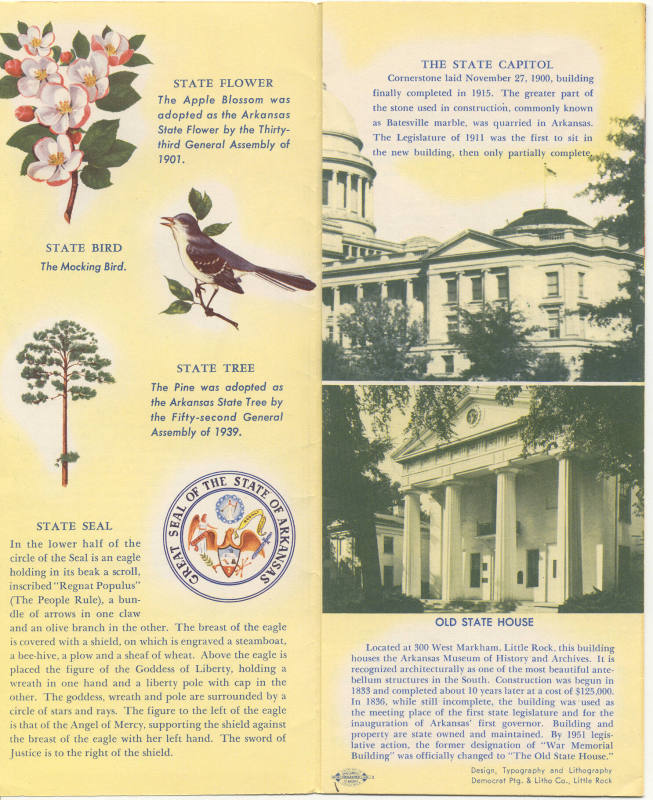 brochure about Arkansas