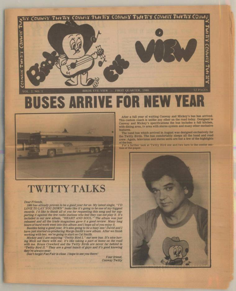 Conway Twitty Newsletter
