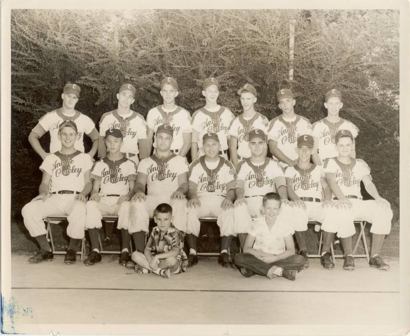 Annie Oakley Baseball Team Photograph