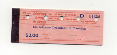 Cummins Prison coupon book