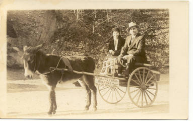 Original Postcard featuring Al and Mae Capone