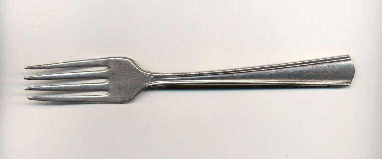 The Vapor's Club Silver Dinner Fork