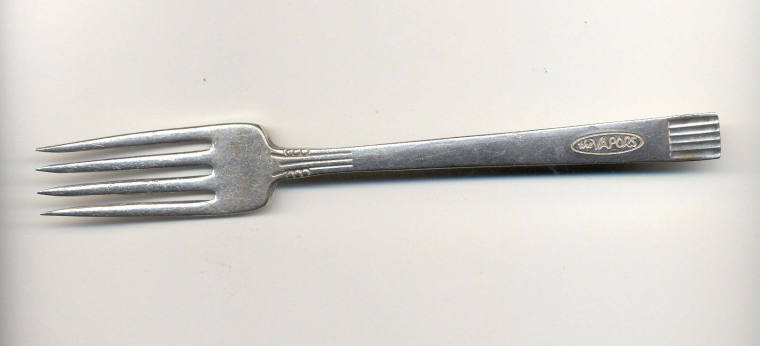 The Vapor's Club Silver Dinner Fork