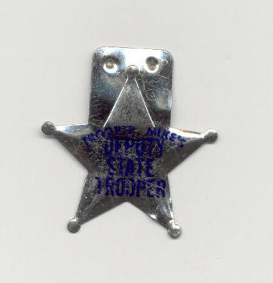 Trooper Mike the Talking Bike Deputy Badge