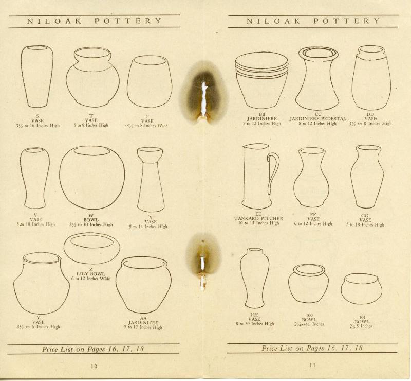 Niloak Pottery Catalogue Excerpt