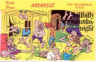 hillbilly postcard