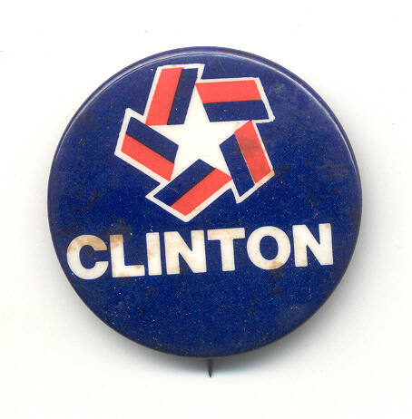 Clinton campaign button